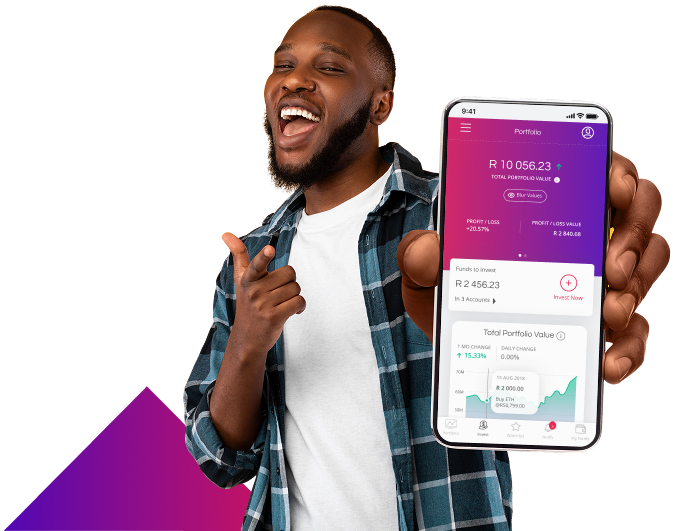 Guy laughing for profit